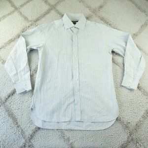 Billy Reid Franklin Dress Shirt Mens 16.5 Striped Mulit Color